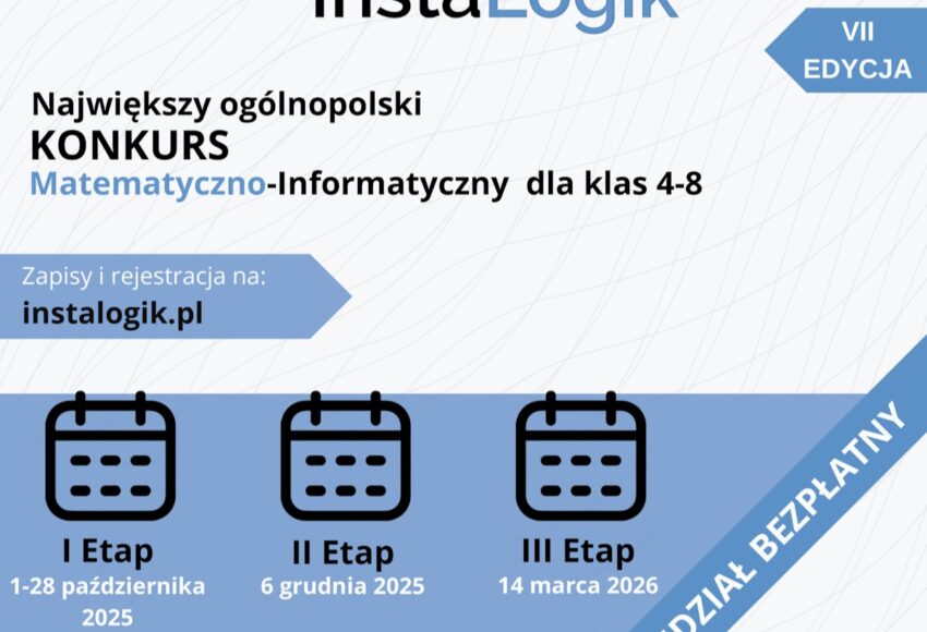 Zdjęcie przedstawia logo konkursu InstaLogik